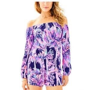 Lilly Pulitzer Lana Off The Shoulder Romper